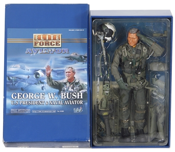 President George W. Bush Elite Force Aviator Action Figure with Original Box