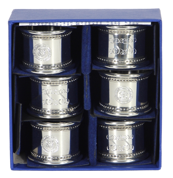 Official White House Salisbury Pewter Napkin Holders