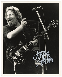 The Grateful Dead Jerry Garcia Signed Promotional Photograph with Original Signed Envelope (REAL)