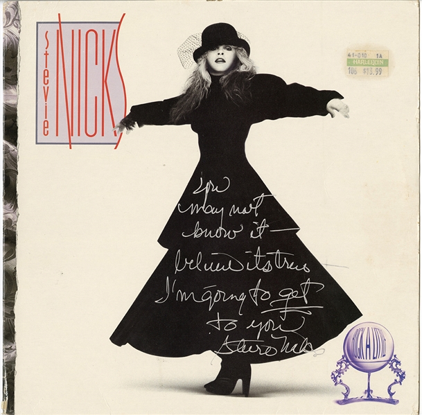 Stevie Nicks Signed “Rock a Little” Album With Incredible Inscription (JSA)