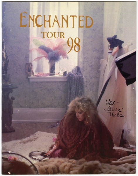 Stevie Nicks Signed 1998 Enchanted Tour Book