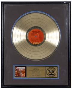 The Beach Boys Official RIAA Gold Disc Award Presented To Carl Wilson