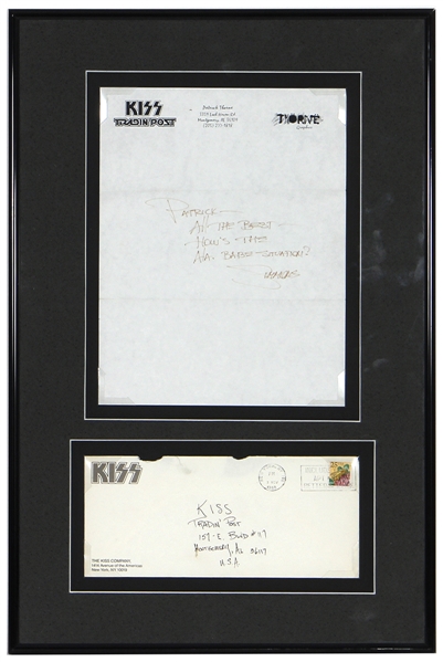 KISS Gene Simmons Signed Note With Hilarious “What’s The Babe Situation?” Line (REAL)