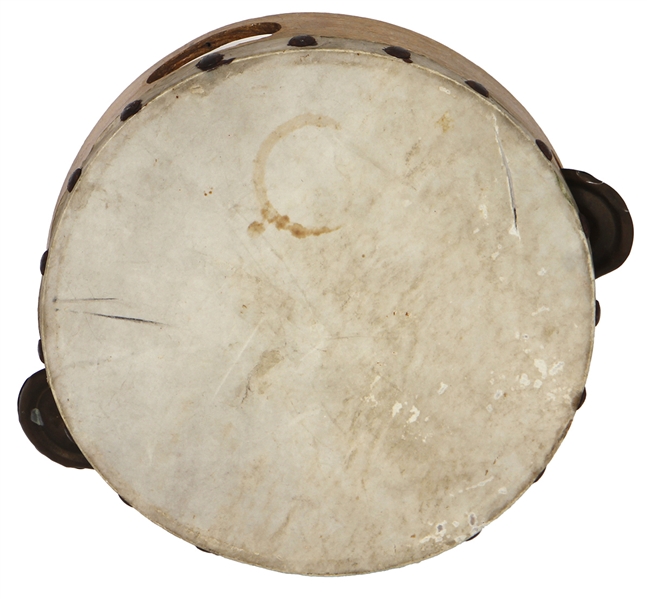 The Beatles Ringo Starr “Hey Jude” Recording Used Tambourine (Jo Jo Johns Collection)