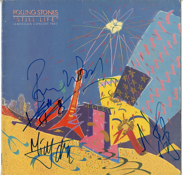 The Rolling Stones Signed “Still Life” Album (REAL)