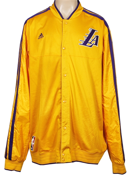 Kobe Bryant Owned & Used Warm-Up Jackets (2)