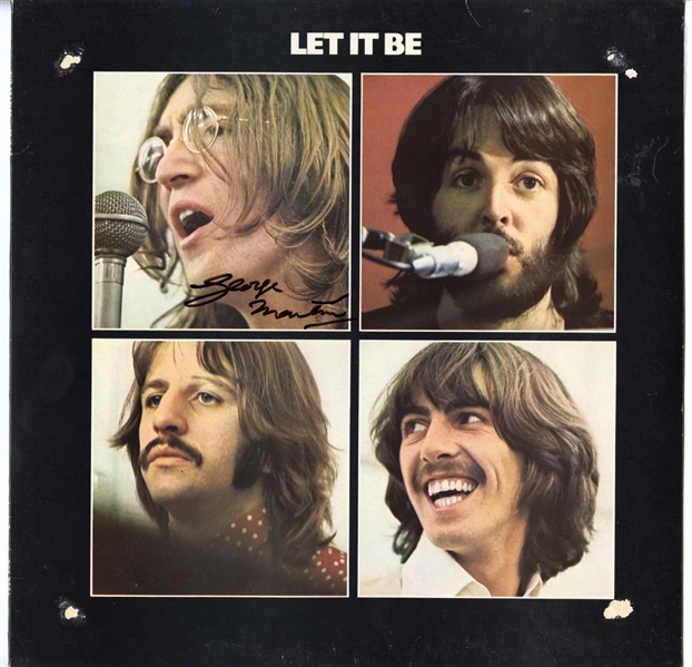 George Martin Signed “Let it Be” Album (Maxim Langstaff Collection)