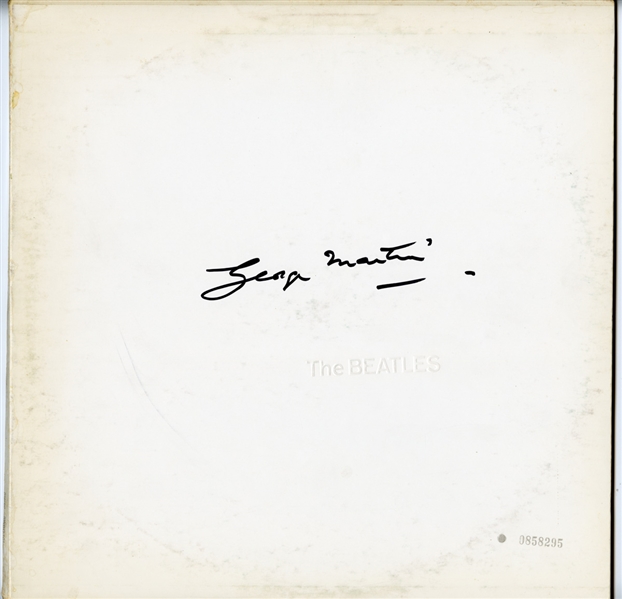 George Martin Personally Owned & Signed “Beatles The White Album” Album (Maxim Langstaff Collection)