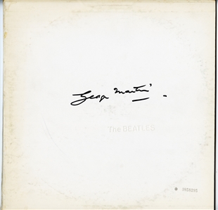 George Martin Personally Owned & Signed “Beatles The White Album” Album (Maxim Langstaff Collection)