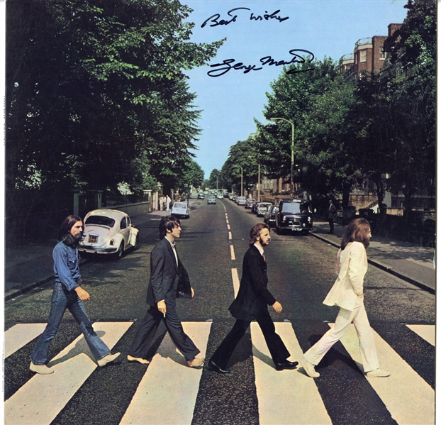 George Martin Signed “Abbey Road” Album (Maxim Langstaff Collection)