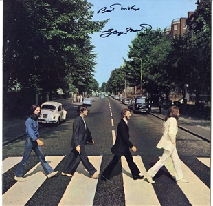 George Martin Signed “Abbey Road” Album (Maxim Langstaff Collection)