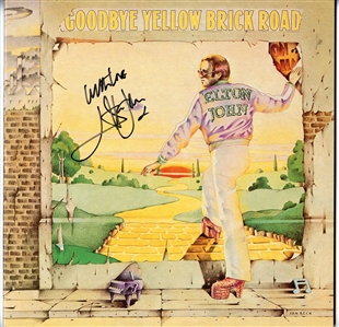 Elton John Signed “Goodbye Yellow Brick Road” Album (Maxim Langstaff Collection)