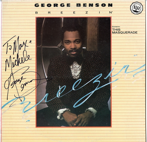 George Benson Signed “Breezin” Album (Maxim Langstaff Collection)