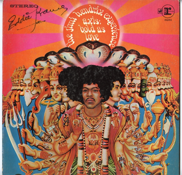 Eddie Kramer Signed “Jimi Hendrix Axis Bold As Love” Album (Maxim Langstaff Collection)