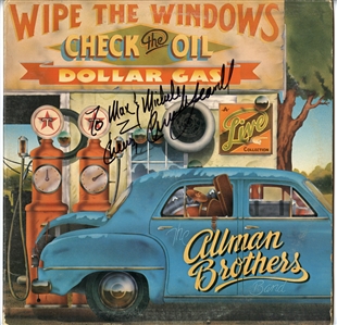 Chuck Leavell Signed “Wipe the Windows Check the Oil” Album (Maxim Langstaff Collection)