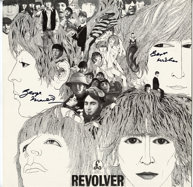 George Martin Signed “Revolver” Album (Maxim Langstaff Collection)