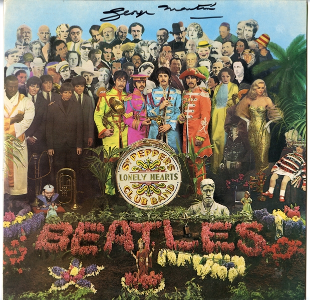 George Martin Signed “Sgt. Peppers Lonely Hearts Club Band” Album (Maxim Langstaff Collection)