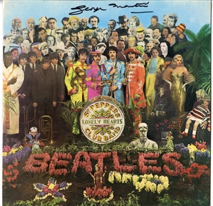 George Martin Signed “Sgt. Peppers Lonely Hearts Club Band” Album (Maxim Langstaff Collection)