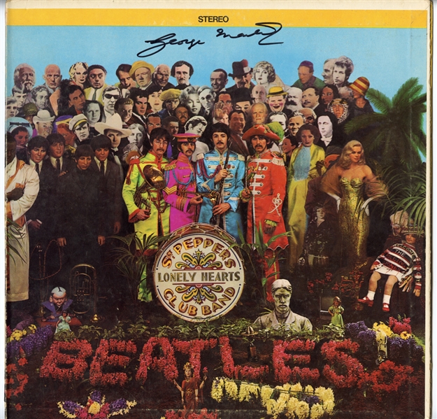 George Martin Signed “Sgt. Peppers Lonely Hearts Club Band” Album (Maxim Langstaff Collection)