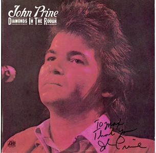 John Prine Signed “Diamonds in the Rough” Album (Maxim Langstaff Collection)