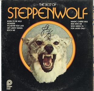 John Kay Steppenwolf Signed “The Best of Steppenwolf” Album (Maxim Langstaff Collection)