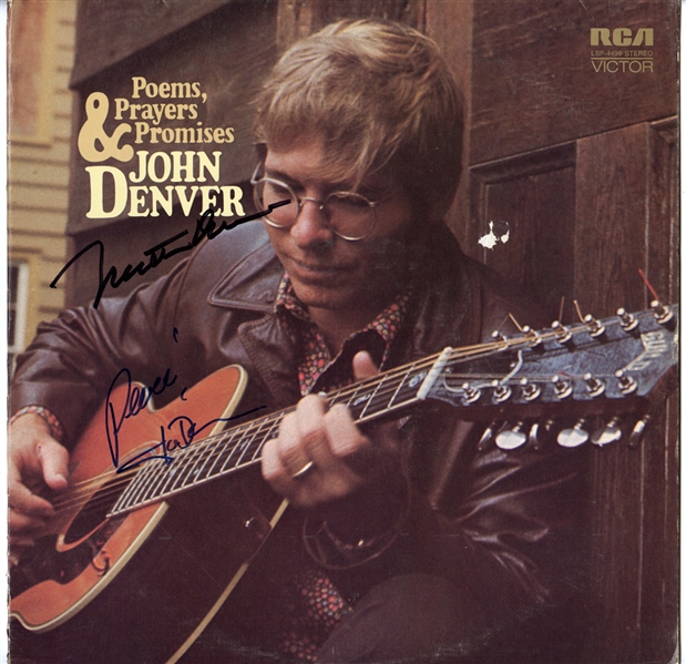 John Denver Signed “Poems, Prayers & Promises” Album (Maxim Langstaff Collection)