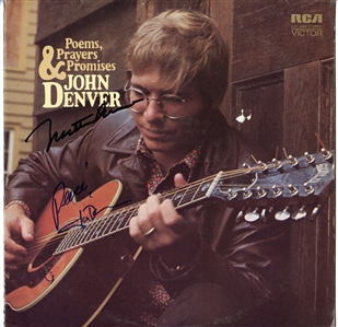 John Denver Signed “Poems, Prayers & Promises” Album (Maxim Langstaff Collection)