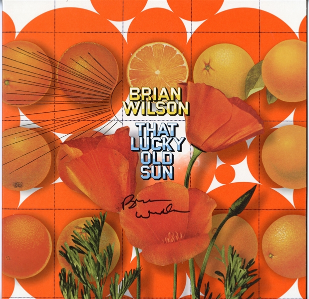 Brian Wilson Signed “That Lucky Old Sun” Album (Maxim Langstaff Collection)