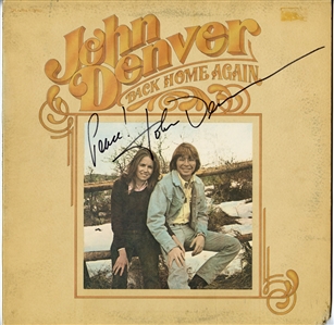 John Denver Signed “Back Home Again” Album (Maxim Langstaff Collection)