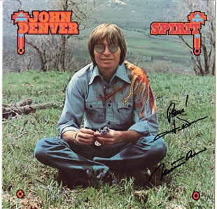 John Denver Signed “Spirit” Album (Maxim Langstaff Collection)