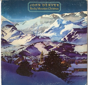 John Denver Signed “Rocky Mountain Christmas” Album (Maxim Langstaff Collection)