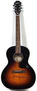 Daniel Honeyboy Edwards Played & Signed Epiphone Acoustic Guitar (Maxim Langstaff Collection)