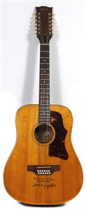 Gordon Lightfoot Played & Signed Gibson Acoustic Guitar (Maxim Langstaff Collection)