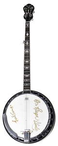 Earl Scruggs & Ralph Stanley Played & Signed Fender Banjo (Maxim Langstaff Collection)