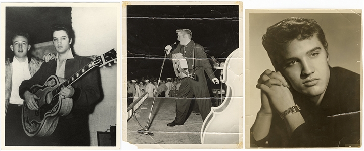 Elvis Presley Original Type 1 Photographs (3) (Bonnie B Collection)