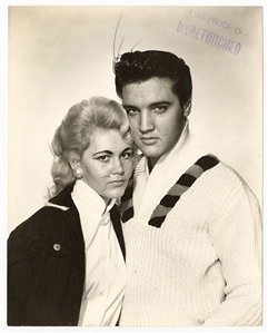 Elvis Presley Original Never-Before-Seen 1959 Photograph With Original 8 x 10 Negative! (Bonnie B Collection)