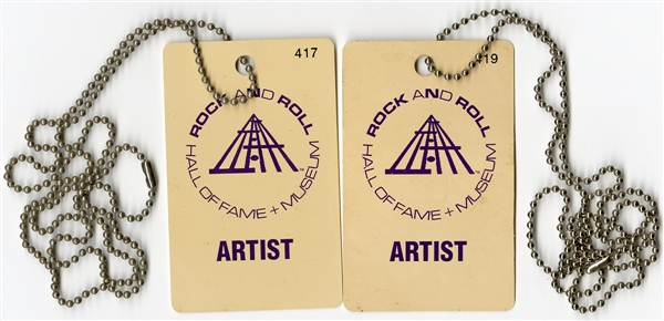 Rock and Roll Hall of Fame 9/1/1995 Inductees Talent Pass (2) - Led Zeppelin, Janis Joplin & More!