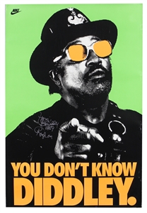 Bo Diddley Signed “You Don’t Know Diddley” Poster