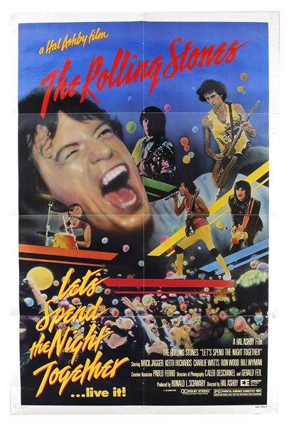 The Rolling Stones 1982 “Let’s Spend the Night Together” Poster