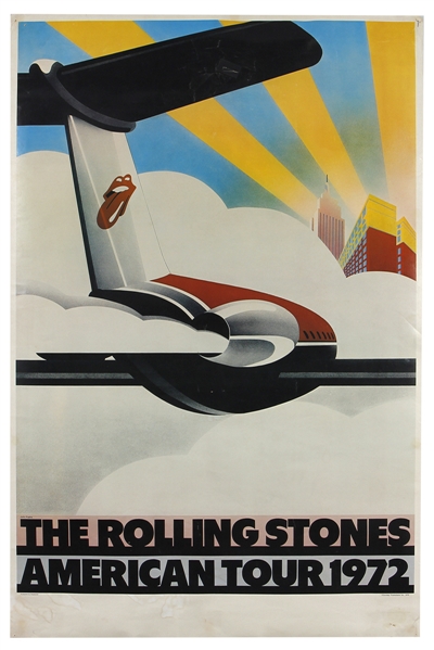 The Rolling Stones 1972 American Tour Poster