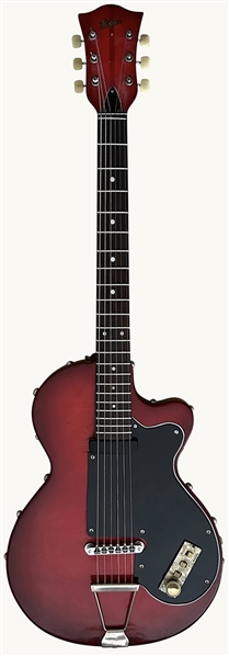 The Beatles George Harrison Personally Owned, Played & Signed Höfner Guitar Also Played by John Lennon & Paul McCartney