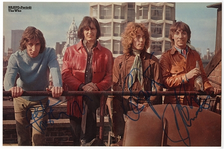 The Who Signed (3) Oversized Magazine Fold-Out Photograph