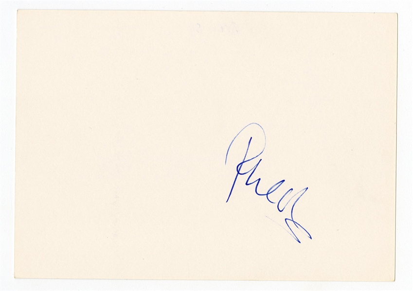 Phil Collins Signed Cut