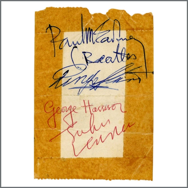 The Beatles 1963 Autographs Ritz Ballroom Rhyl Wales (REAL)