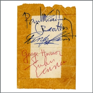 The Beatles 1963 Autographs Ritz Ballroom Rhyl Wales (REAL)