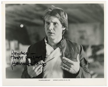 Harrison Ford Signed “Star Wars The Empire Strikes Back” Movie Original Photograph (JSA)