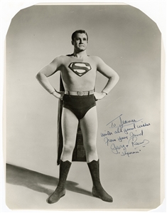 George Reeves Signed “Superman” Movie Original Photograph (JSA)