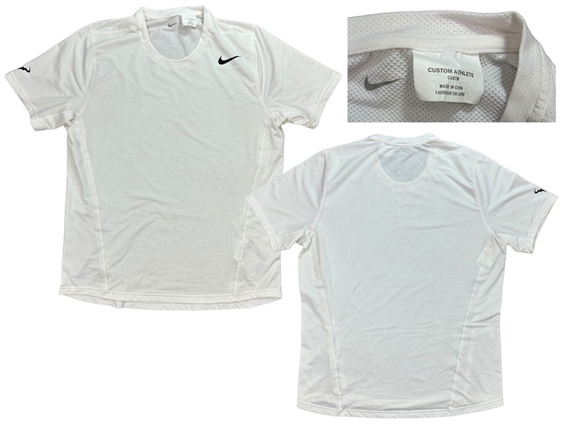 Rafael Nadal 2014 Wimbledon Nike Match Worn Shirt - (MEARS & RGU LOA)