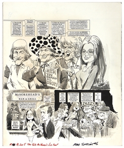 Jack Rickard MAD Magazine Special #6 "Mad Visits the Womens Liberation Front” Original Artwork