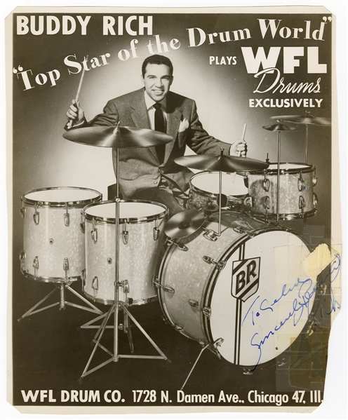 Buddy Rich Signed Photograph